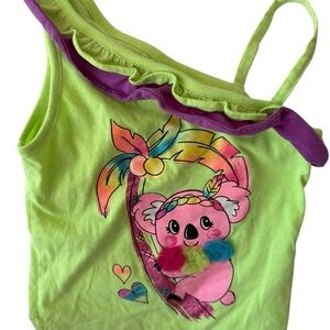 Garanimals Lime and Purple Koala Camisole